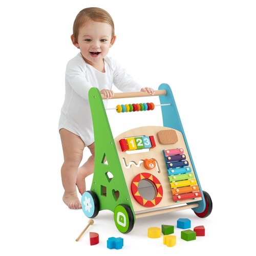 Wooden baby walker toddler - wooden,